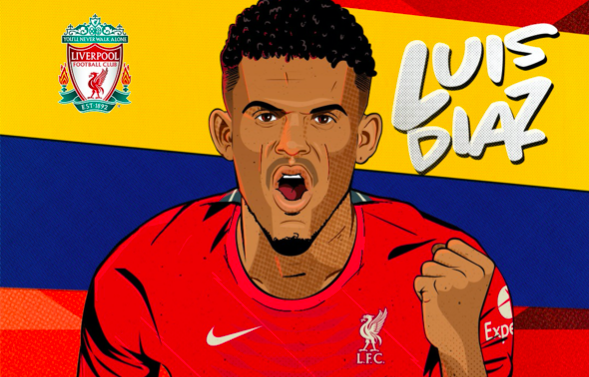 Official Liverpool Diaz - Bóng Đá