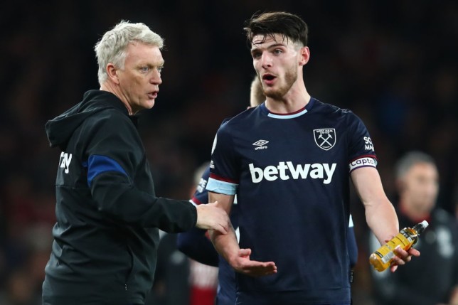 David Moyes tells Manchester United and Chelsea what it will take to sign Declan Rice - Bóng Đá