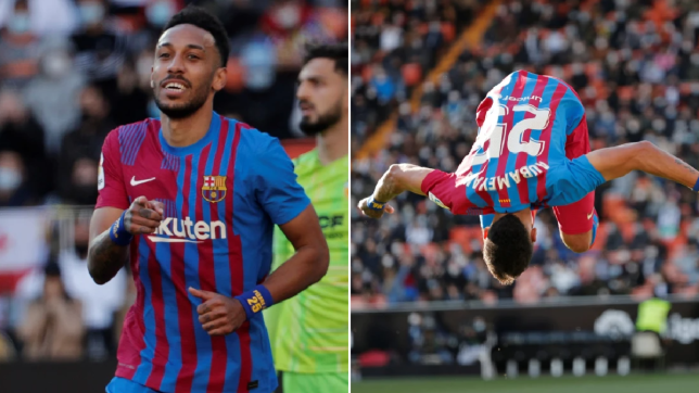 Pierre-Emerick Aubameyang sets incredible record with Barcelona hat-trick - Bóng Đá