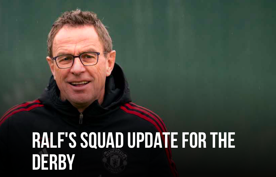 Ralf Rangnick has given a squad update ahead of United's trip to the Etihad Stadium  - Bóng Đá