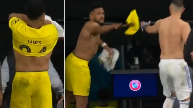 Karim Benzema requested Reece James’ shirt after Real Madrid knocked Chelsea out of the Champions League - Bóng Đá