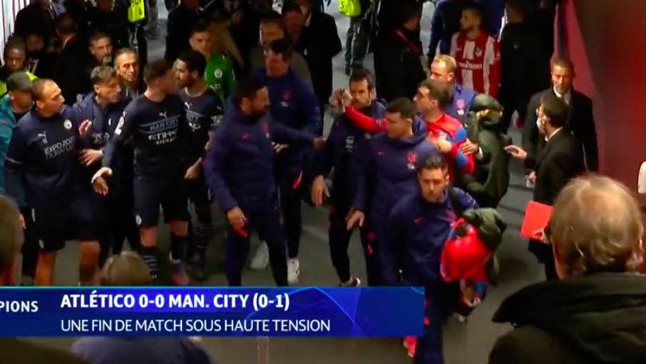 SỐC: Sao Atletico hung hăng, đòi tẩn nhau với cả đội Man City trong đường hầm - Bóng Đá