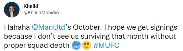 'We're not getting to November alive!': Man United fans panicking at 'HORRID' October fixtures - Bóng Đá