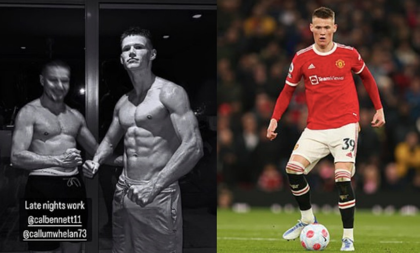 Scott McTominay shows off his incredible muscular physique as the Manchester United midfielder hits the gym during his summer break - Bóng Đá