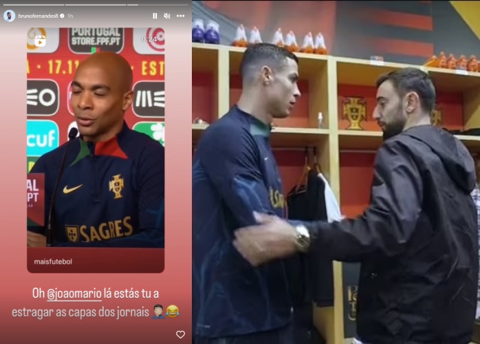 Bruno Fernandes downplays tense handshake with Manchester United team-mate Cristiano Ronaldo - Bóng Đá