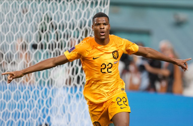 Denzel Dumfries - Inter Milan set asking price for World Cup star wanted by Chelsea, Manchester United and Tottenham - Bóng Đá
