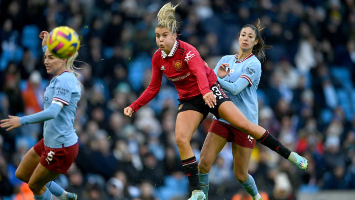 Manchester City 1-1 Manchester United: Visitors miss chance to record first WSL win over rivals - Bóng Đá