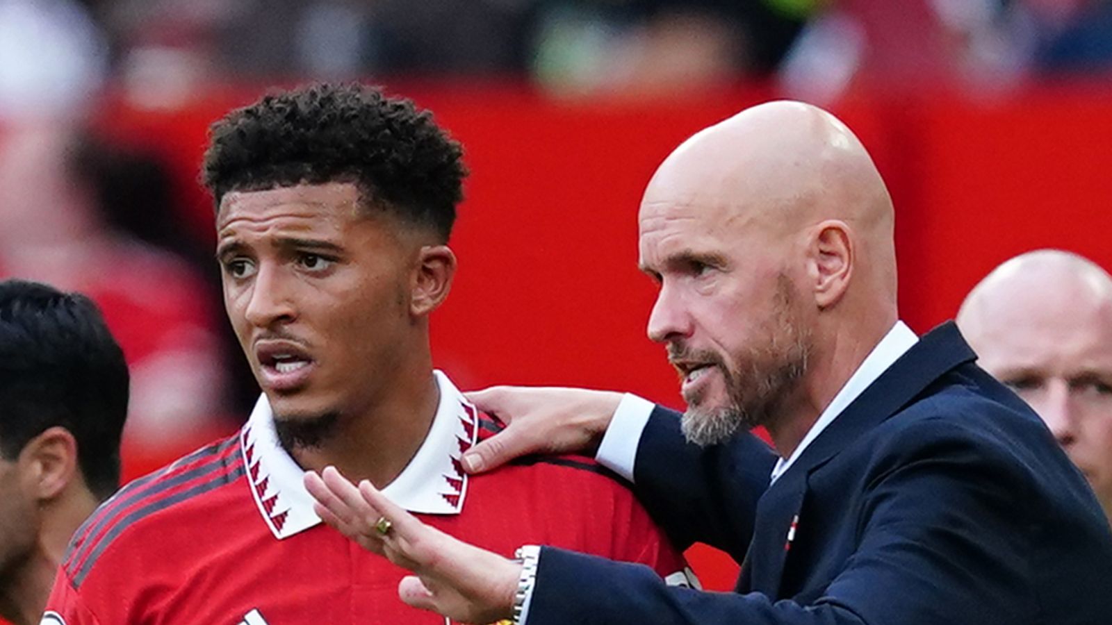 Man Utd manager Erik ten Hag says Jadon Sancho progressing but not ready to return - Bóng Đá