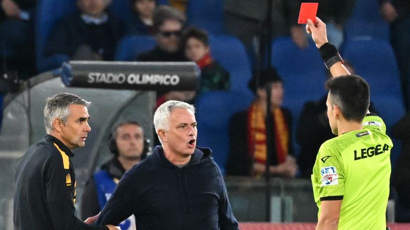 Vì sao Mourinho vắng mặt khi Roma hòa Milan kịch tính? - Bóng Đá