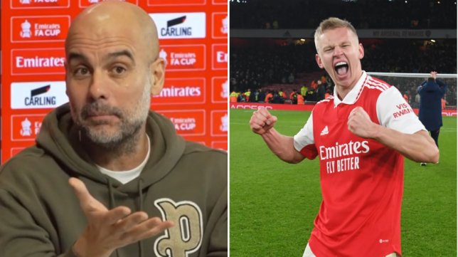 Pep Guardiola defends decision to sell Oleksandr Zinchenko and Gabriel Jesus to Arsenal - Bóng Đá