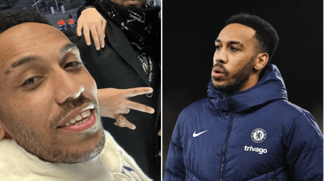 Pierre-Emerick Aubameyang pictured in Milan after being dropped from Chelsea squad - Bóng Đá