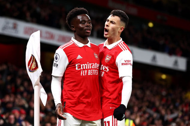 Bukayo Saka lands Arsenal milestone with goal in Everton win - Bóng Đá