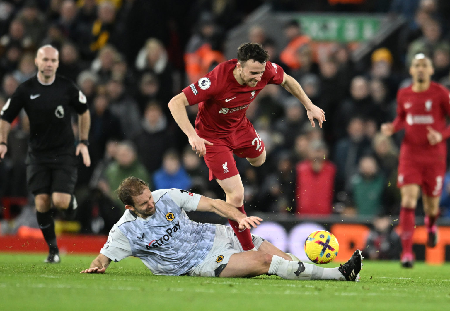 Liverpool manager Jurgen Klopp has praised the performance of Diogo Jota against Wolves this evening. - Bóng Đá