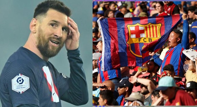 Barcelona fans chant Lionel Messi’s name during Real Madrid clash - Bóng Đá