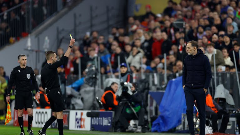 Thomas Tuchel SENT OFF for touchline antics as Bayern Munich are dumped out of Champions League by Man City - Bóng Đá