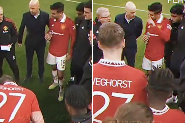 Casemiro yêu cầu được đá quả penalty đầu tiên cho Man Utd.