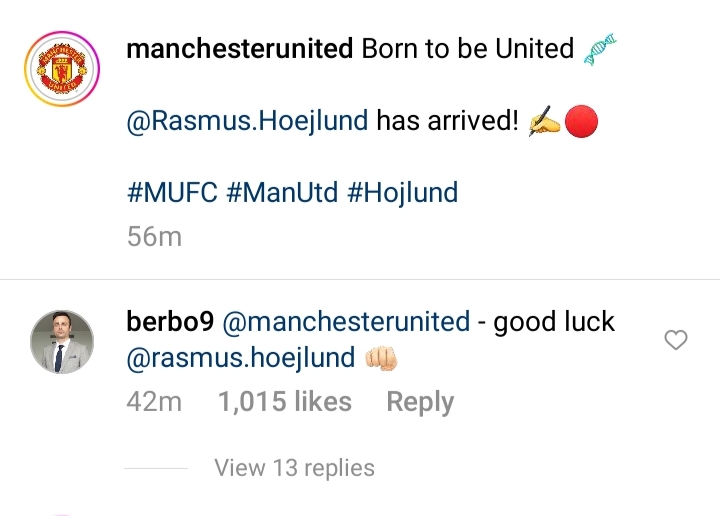 Dimitar Berbatov and Bruno Fernandes send messages to latest Man United arrival Rasmus Hojlund - Bóng Đá