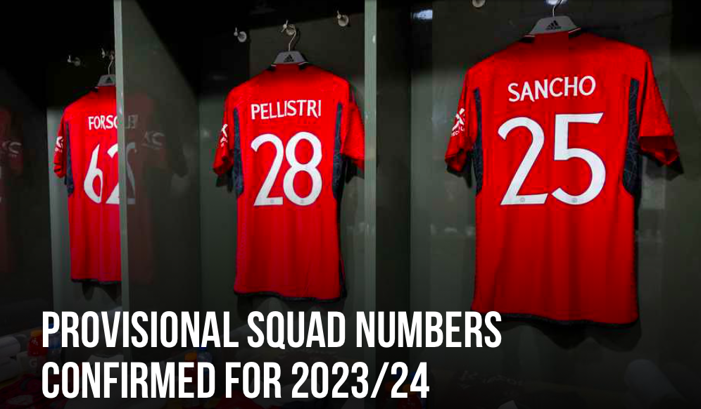 Official: MAn Utd squad number - Bóng Đá