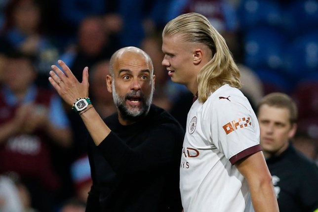 Pep Guardiola explains Erling Haaland ‘argument’ at half-time against Burnley - Bóng Đá