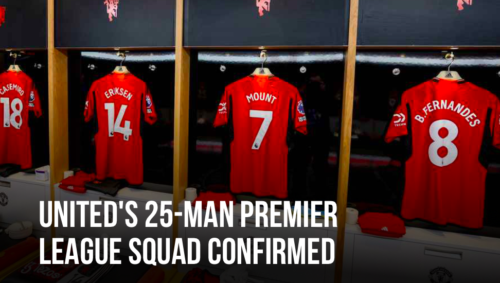 Official: Manchester United's 25-man squad for the 2023/24 Premier League season can now be confirmed. - Bóng Đá