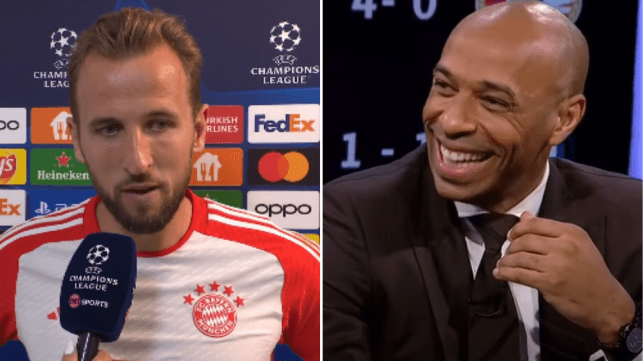 Thierry Henry teases Harry Kane ahead of Arsenal vs Tottenham showdown - Bóng Đá