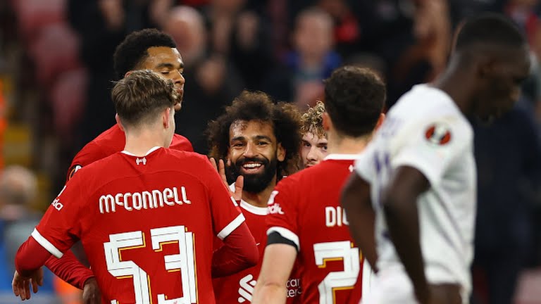 Nã 5 bàn, Liverpool toàn thắng ở Europa League - Bóng Đá