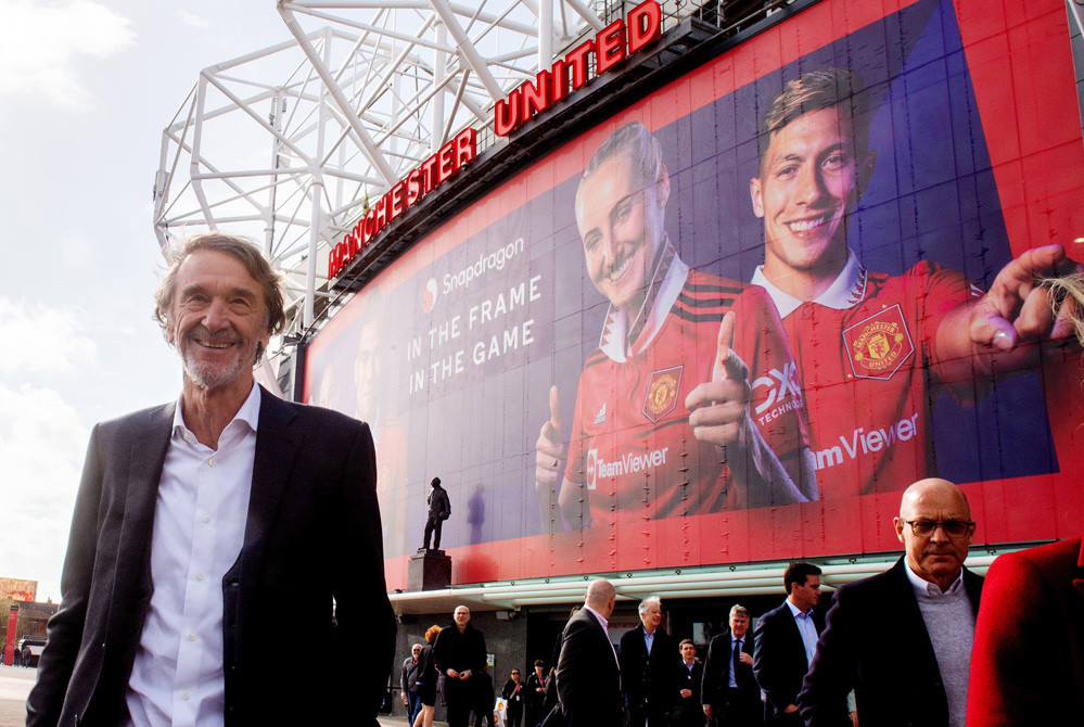 Sir Jim Ratcliffe sắp tiếp quản Man Utd.