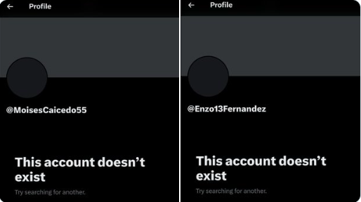 Moises Caicedo and Enzo Fernandez deactivated their social media accounts following the crushing defeat to Liverpool. - Bóng Đá