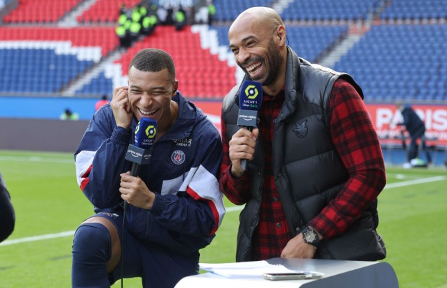 Thierry Henry reacts to reports Kylian Mbappe wants to emulate him at Arsenal - Bóng Đá