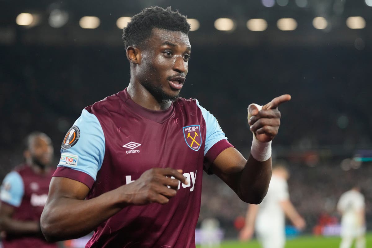 Sau đó, tân binh Mohammed Kudus lập cú đúp để ấn định chiến thắng 5-0. West Ham có màn ngược dòng thành công để giành quyền vào tứ kết Europa League mùa này.