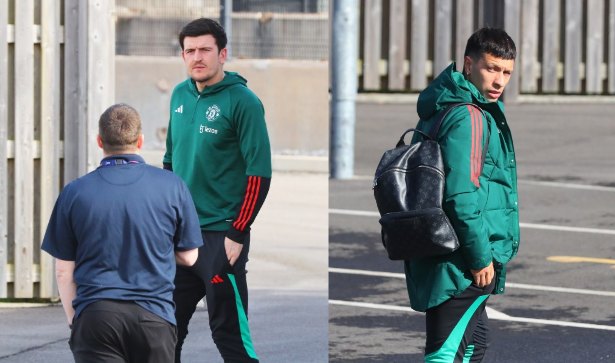 Two Manchester United injury doubts pictured with squad traveling to Brentford match - Bóng Đá