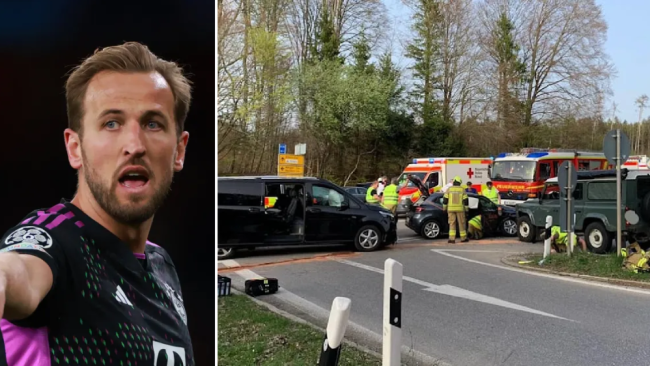 3 người con của Kane bị tai nạn ô tô trước trận gặp Arsenal - Bóng Đá