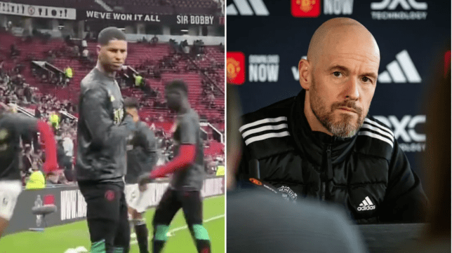 Erik ten Hag speaks out on Marcus Rashford row with Manchester United fan at Old Trafford - Bóng Đá