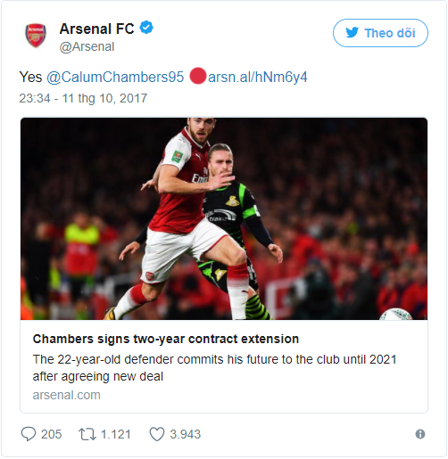 Arsenal giữ chân thành công tài năng trẻ - Bóng Đá