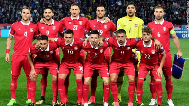 Ảnh bài viết Bảng E, World Cup 2018: Serbia - Kỳ vọng lớn ở "thế hệ vàng"