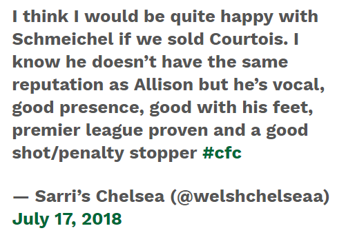 Fan Chelsea đề xuất chiêu mộ thủ môn 'tốt hơn cả Alisson' về thay Courtois - Bóng Đá