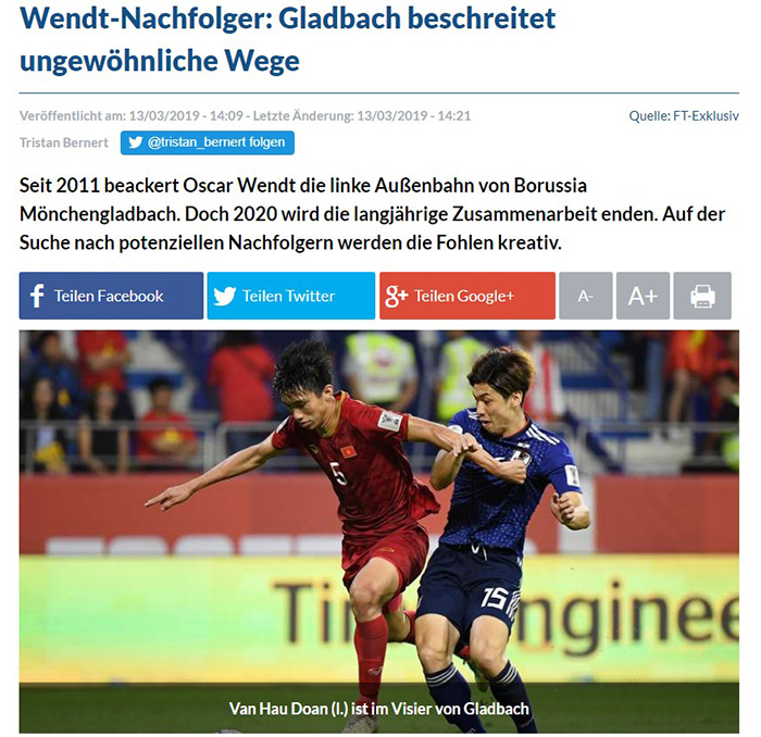 NÓNG: Đoàn Văn Hậu lọt vào tầm ngắm của CLB Bundesliga - Bóng Đá