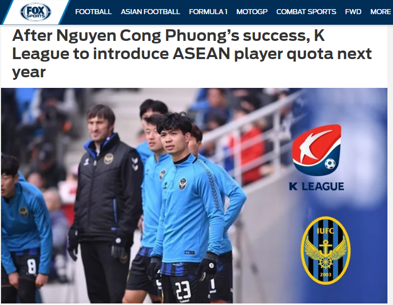 Báo châu Á: Công Phượng đã khiến K-League phải thay đổi cả quy chế - Bóng Đá