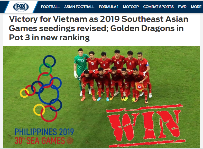 Báo châu Á: Việt Nam khiếu nại BTC SEA Games thành công nhờ 1 yếu tố (Fox) - Bóng Đá