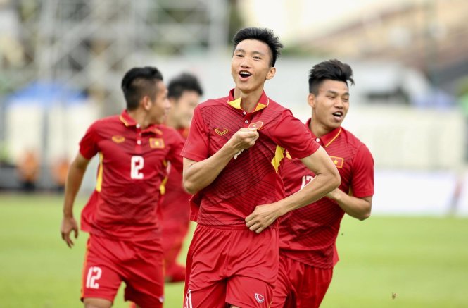 Đoàn Văn Hậu toả sáng trong trận đấu với U22 Timor Leste tại SEA Games 29.