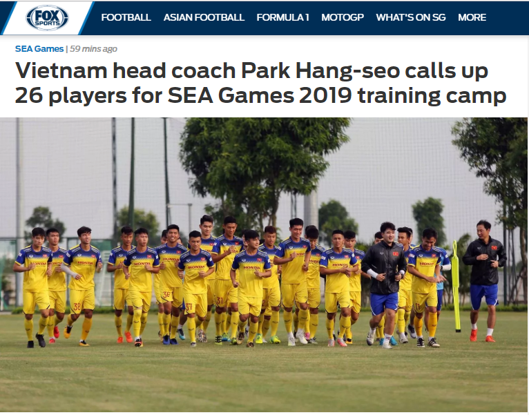 Báo châu Á: HLV Park Hang-seo tập trung 26 cầu thủ, dốc toàn lực 