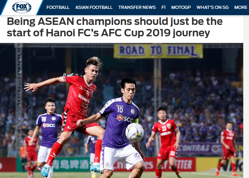 Báo châu Á: Hà Nội là vua ĐNA nhưng hành trình AFC Cup mới thật sự bắt đầu - Bóng Đá