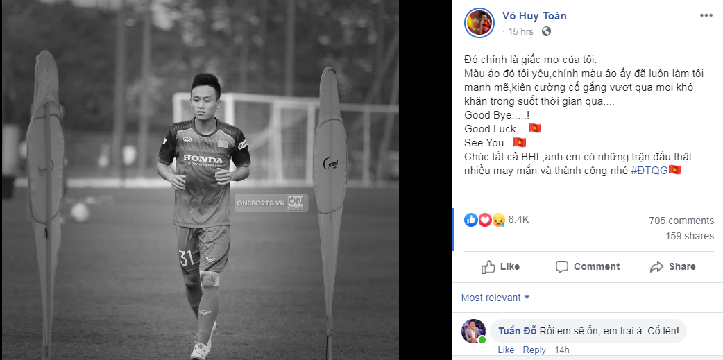 Các tuyển thủ nói lời ruột gan sau khi chia tay ĐT Việt Nam - Bóng Đá