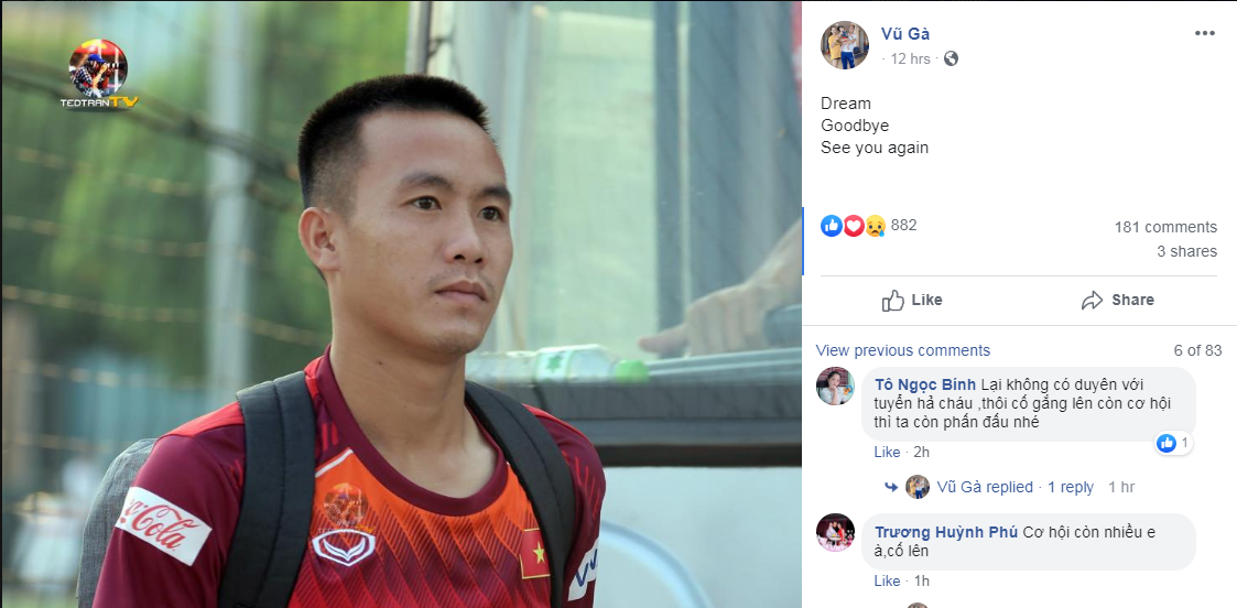 Các tuyển thủ nói lời ruột gan sau khi chia tay ĐT Việt Nam - Bóng Đá