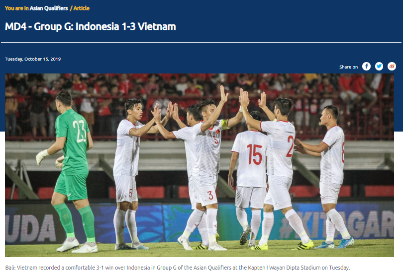 Trang chủ AFC chỉ ra lý do giúp ĐT Việt Nam hạ gục Indonesia - Bóng Đá