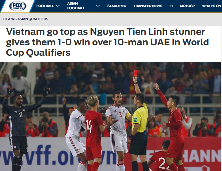 Báo châu Á chỉ ra cầu thủ xuất sắc nhất ĐT Việt Nam trận thắng UAE - Bóng Đá