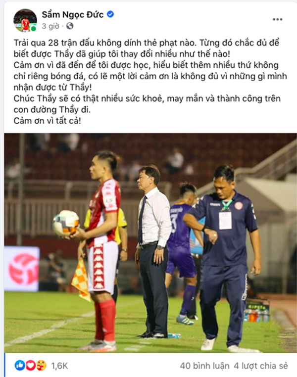 Cầu thủ CLB TP.HCM đồng loạt gửi thông điệp đến HLV Chung Hae-soung - Bóng Đá