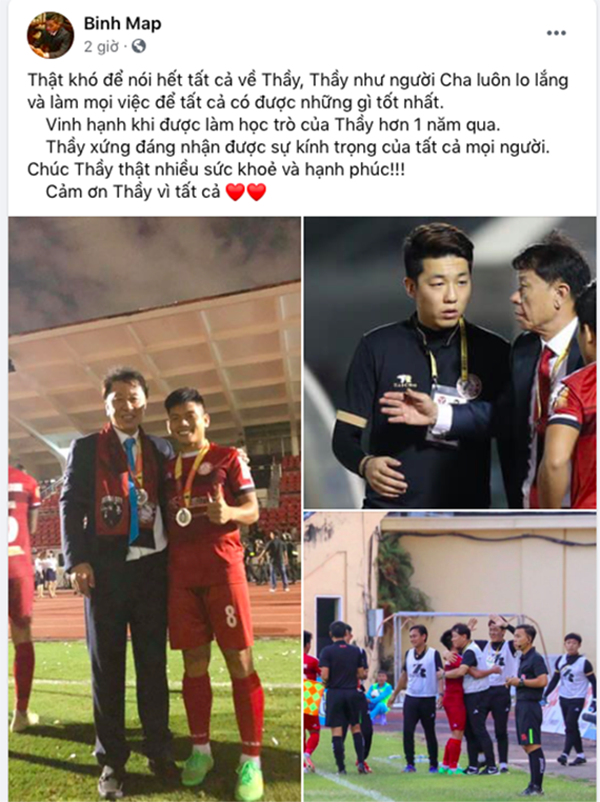 Cầu thủ CLB TP.HCM đồng loạt gửi thông điệp đến HLV Chung Hae-soung - Bóng Đá