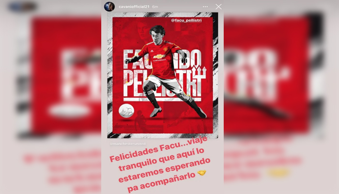 Cùng cập bến Man Utd, Edinson Cavani gửi ngay 1 thông diệp đến Facundo Pellistri - Bóng Đá