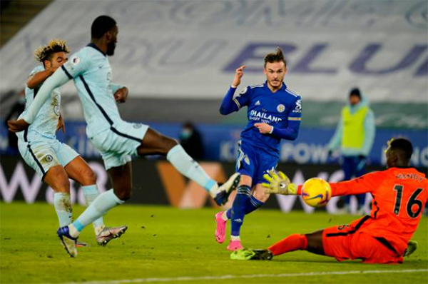 Vardy đã việt vị hay chưa trong bàn thắng thứ 2 của Leicester vào lưới Chelsea? - Bóng Đá